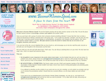 Tablet Screenshot of boomerwomenspeak.com